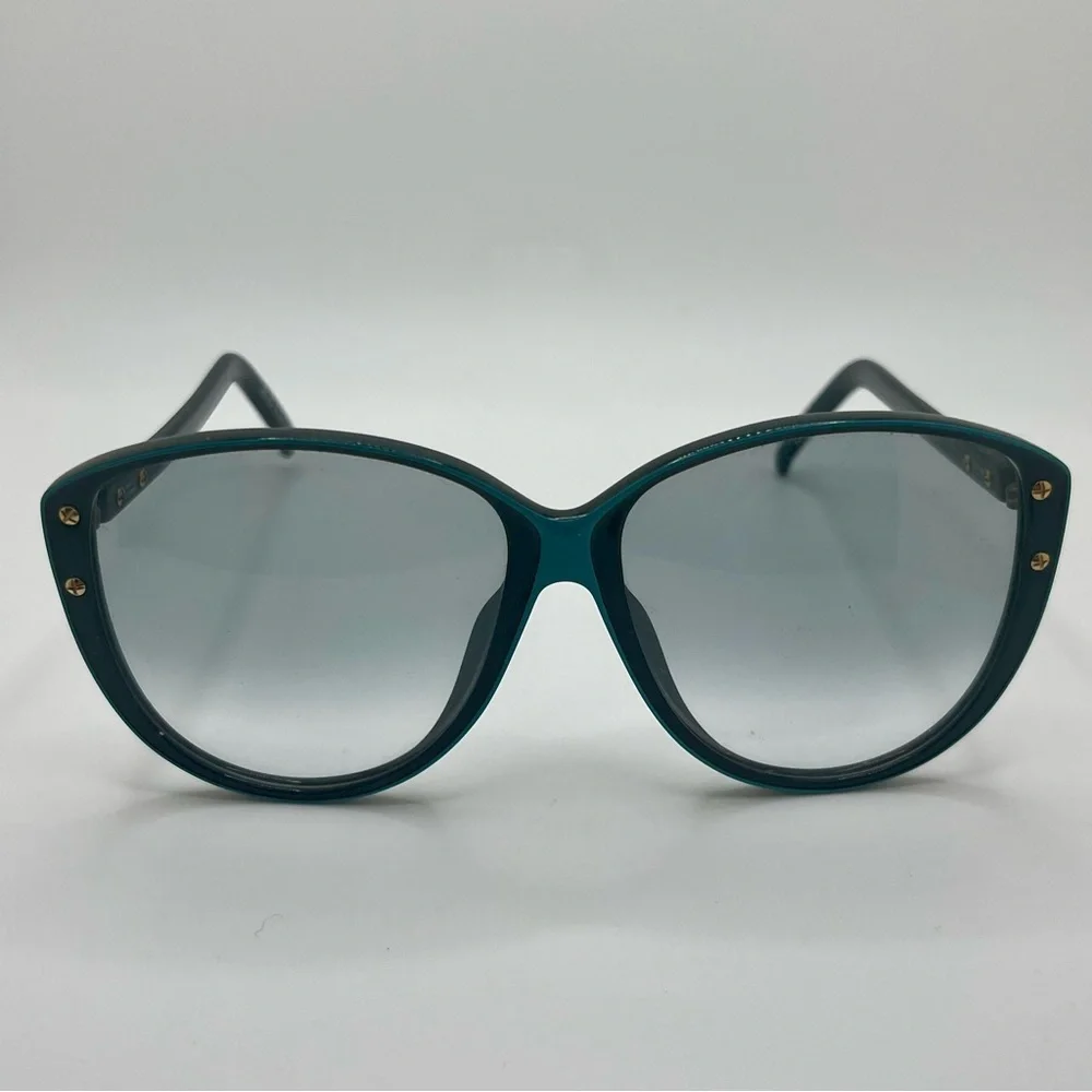 Christian Dior black and blue vintage sunglasses. Made in Germany 2277 90. - Picture 11 of 12